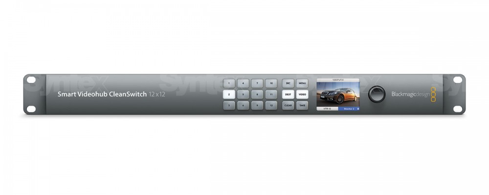 Blackmagic Design Smart Videohub CleanSwitch 12x12 / SYNTEX.CZ