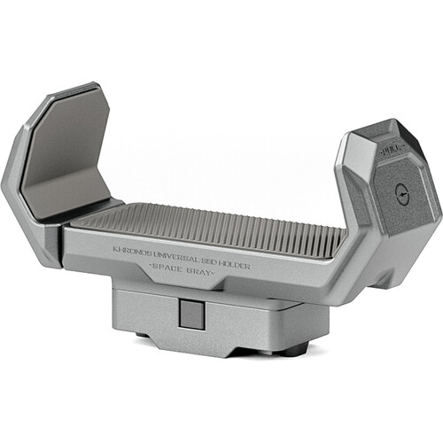 Support Universel SSD TILTA Khronos Pour IPhone 15 Pro/Pro Max - Gris Sidéral - Compatible 50-70 Mm