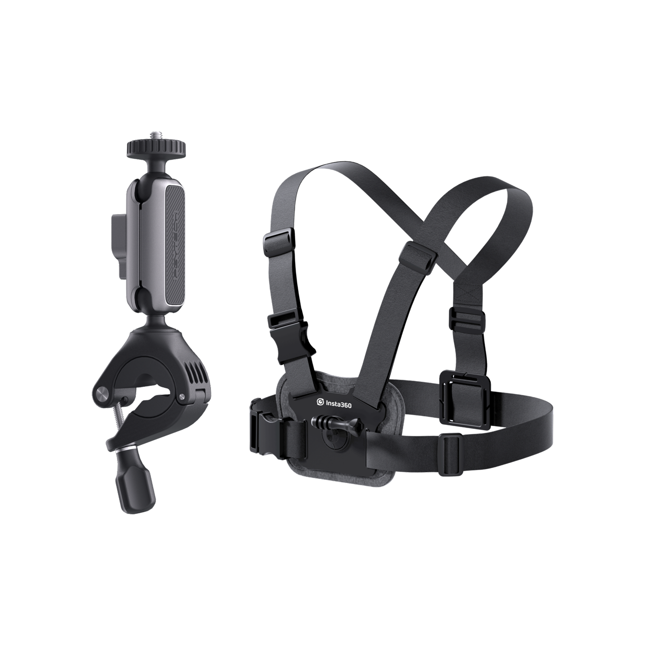 Sada Insta360 Bike Kit s držiakom na riadidlá a hrudným popruhom