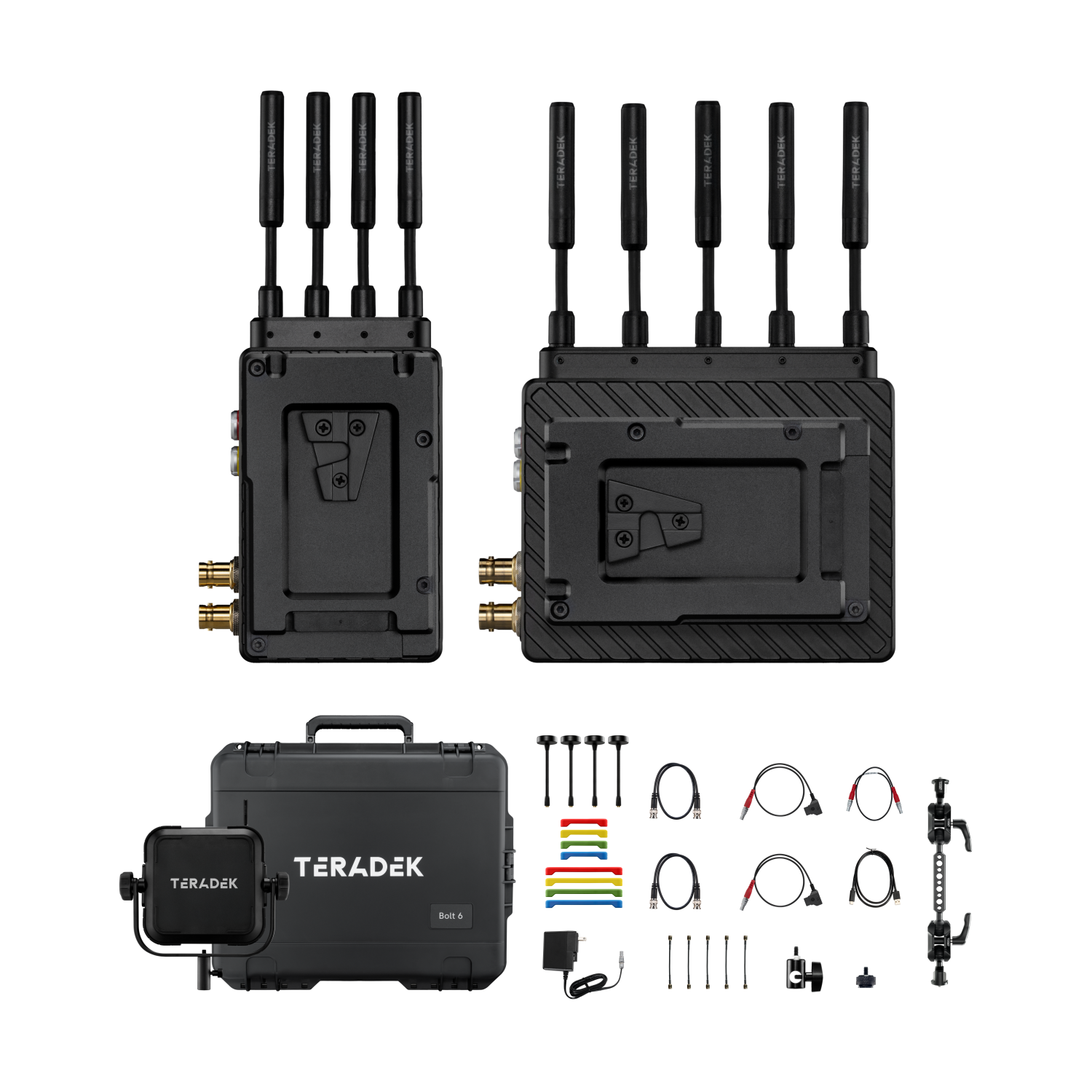 Obsah balení Teradek Bolt 6 XT MAX Deluxe Set V-Mount