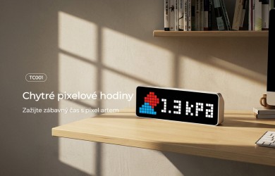Ulanzi TC001: pixelové hodiny, které si najdou práci na stole