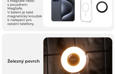 Ulanzi LM19: světlo k telefonu, které poslouží i jako stojánek