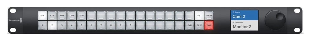Blackmagic Videohub Master Control Pro – Přímé zadání tlačítky