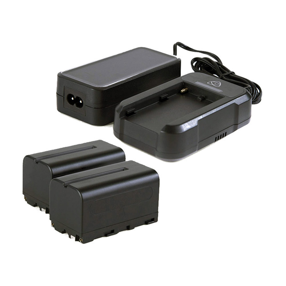 Atomos AtomX Power Kit 2 – dvě baterie NP-F750, nabíječka a síťový adaptér