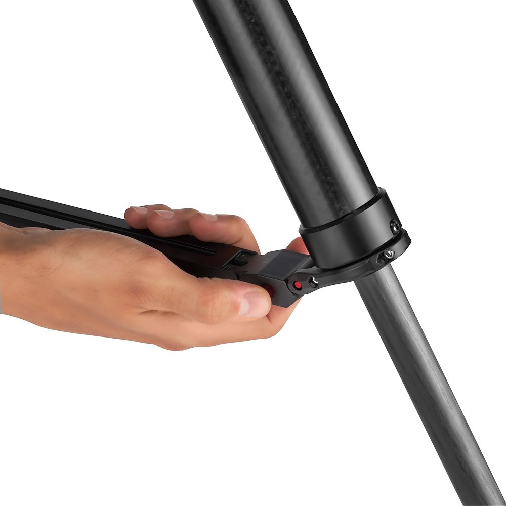 Detail rychloupínacího uchycení Manfrotto MVASPR2N1