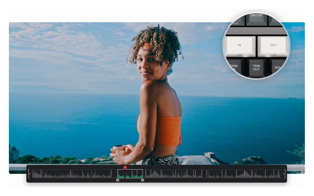 DaVinci Resolve Speed Editor – Velká tlačítka In a Out a chytré střihové funkce