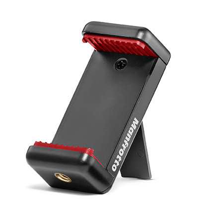 Manfrotto MCLAMP rozložený jako stolní stojánek