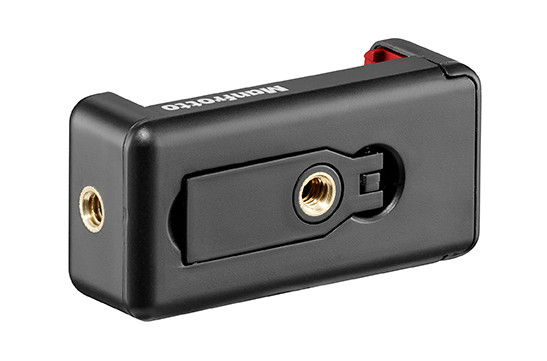 Zadní strana Manfrotto MCLAMP se dvěma závity 1/4 palce