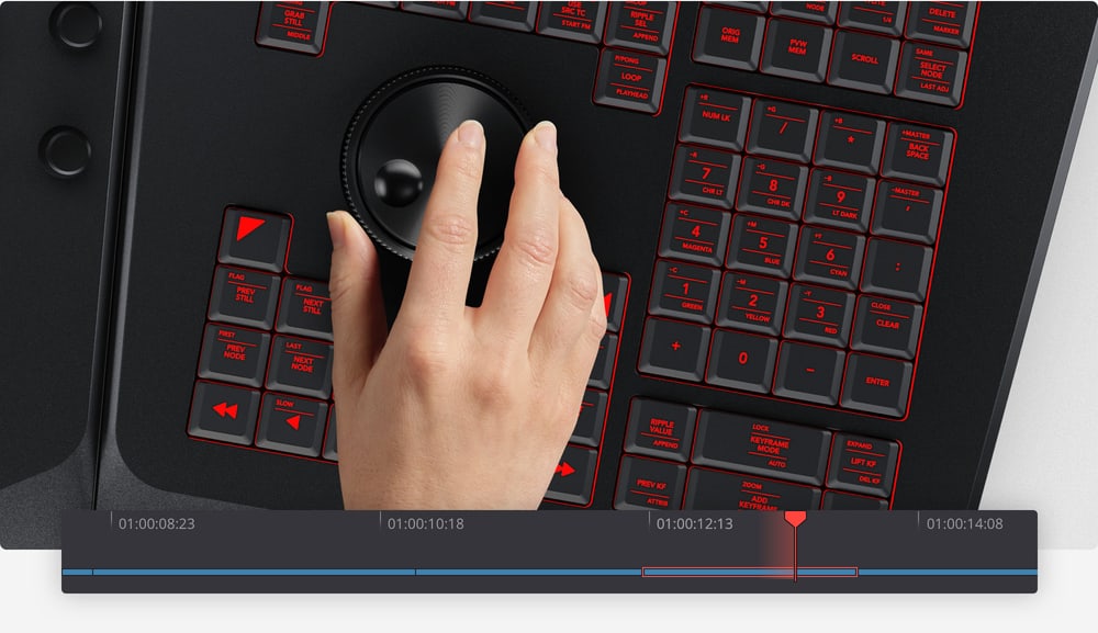 DaVinci Advanced Panel Keycaps – Plné využití funkcí DaVinci Resolve 17