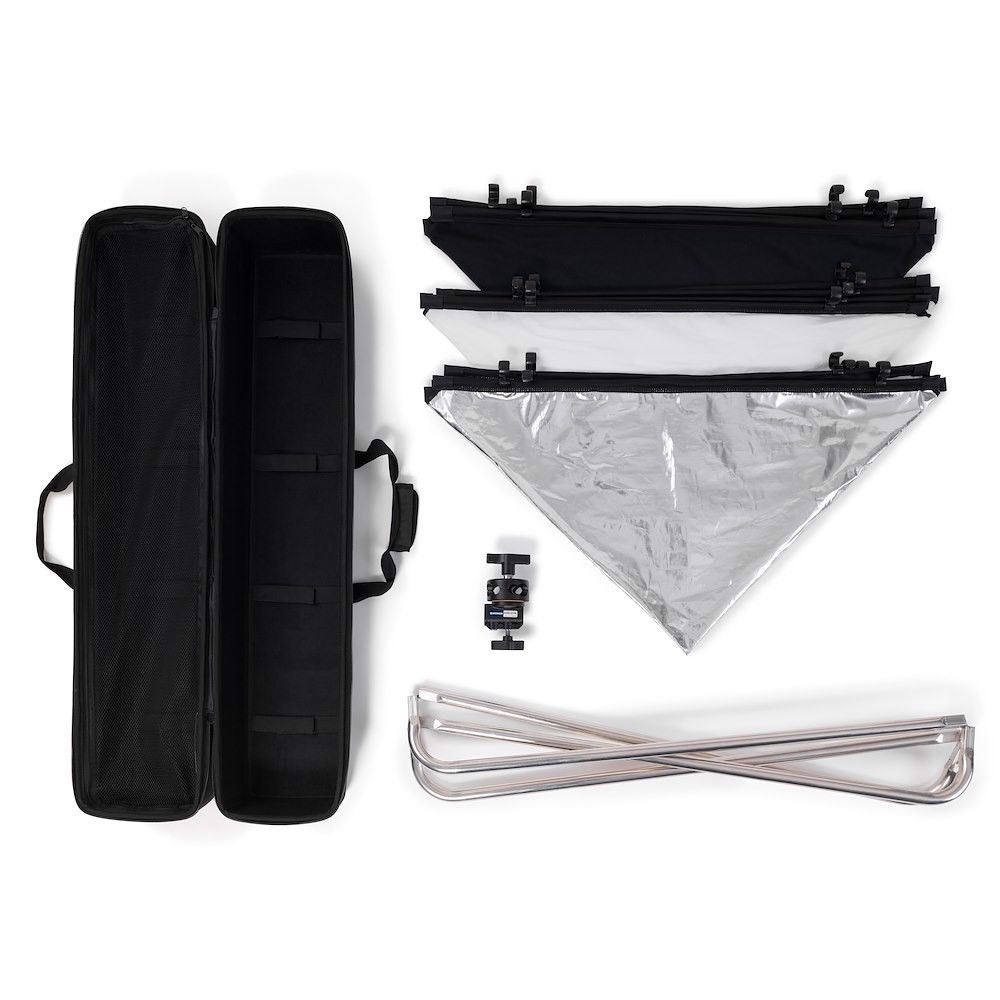 Obsah sady Manfrotto Pro Scrim Small