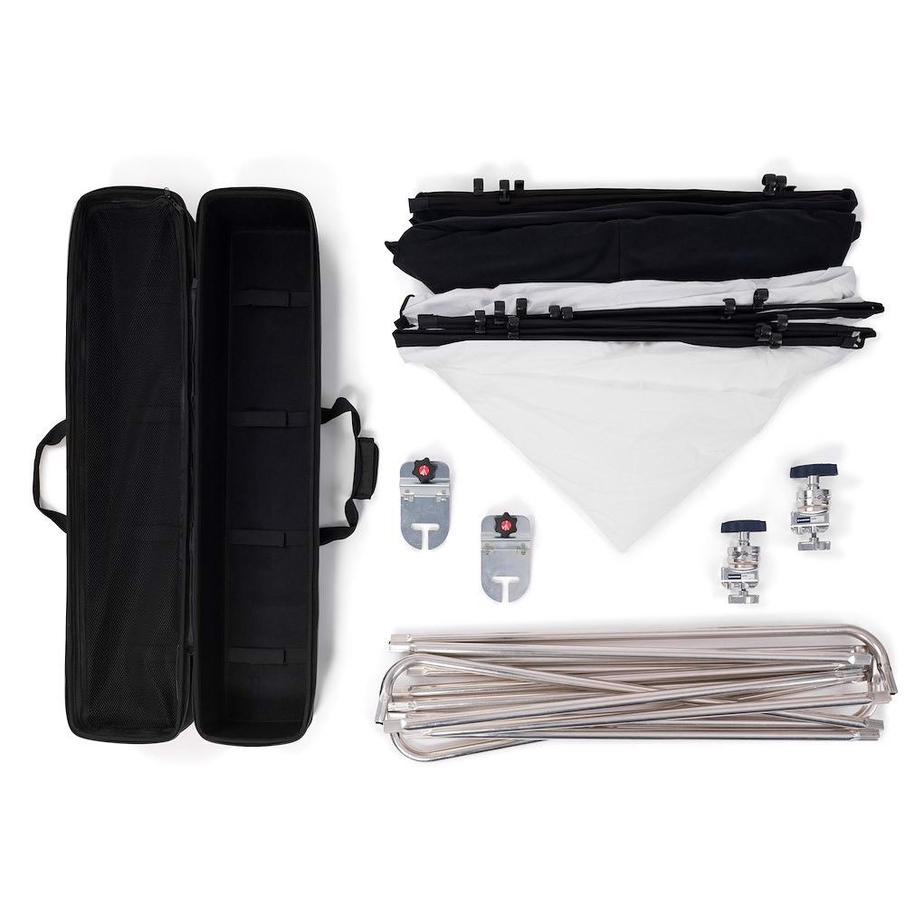 Obsah sady Manfrotto Pro Scrim XL