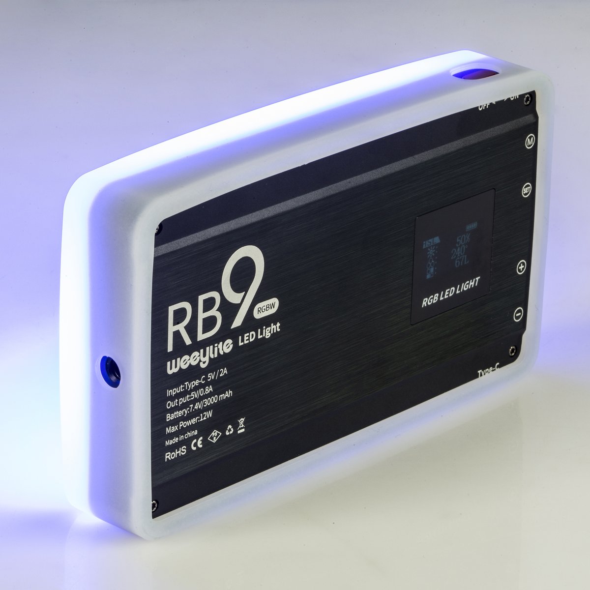 Zadní ovládání a USB-C rozhraní Viltrox Weeylite RB9