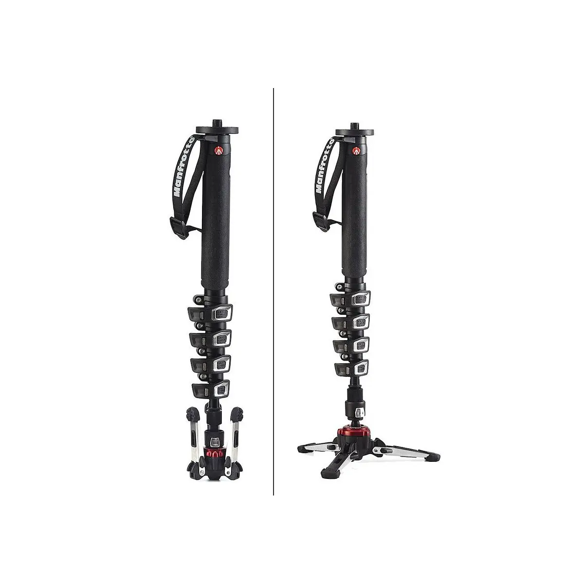 Manfrotto MVMXPROA4 se složenou a rozloženou základnou