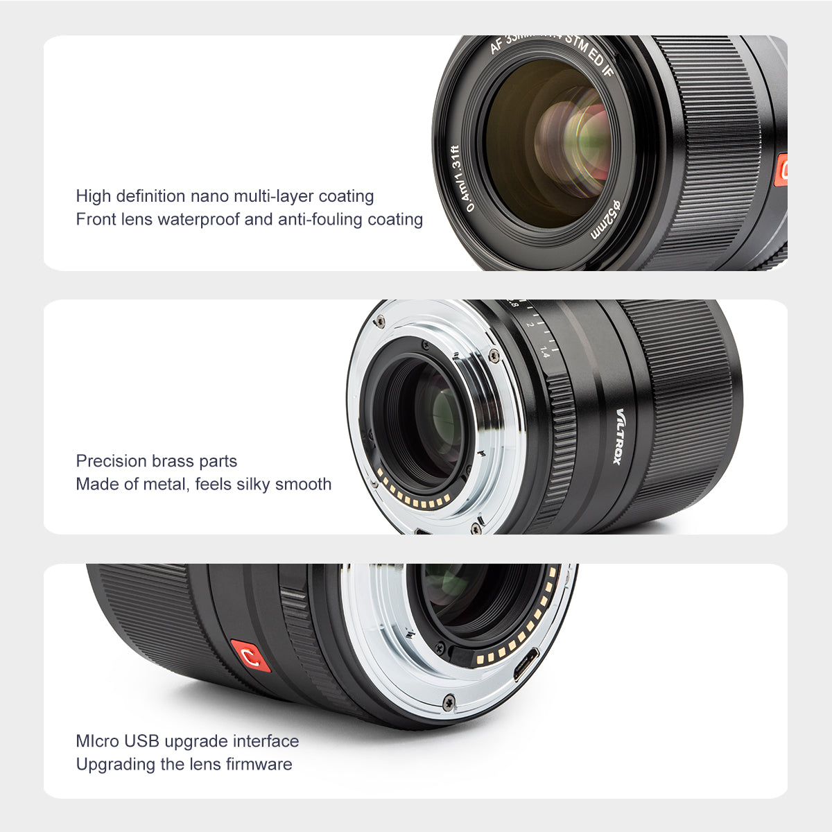 Detailní fotografie Viltrox 33 mm