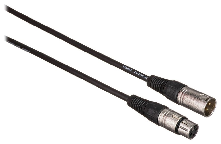 Kramer kabel XLR quad, 7,6 m – Konektory XLR samec a samice