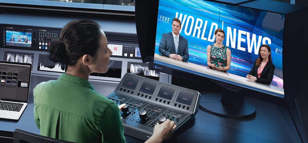 Blackmagic URSA Broadcast G2 – Studiová kamera řízená přepínačem ATEM