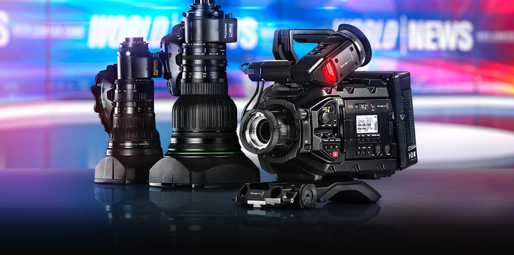 Blackmagic URSA Broadcast G2 – Televizní objektivy B4