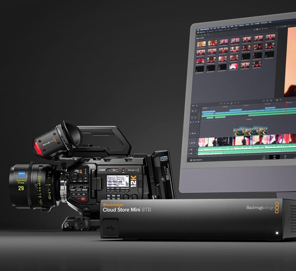 Blackmagic Design Cloud Store Mini 8TB – Pro střih, barevné korekce a zvuk