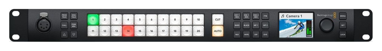 ATEM 2 M/E Constellation HD – Ovládací panel přímo na čelní straně
