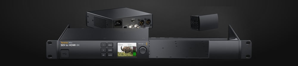 Blackmagic Universal Rack Shelf (1 RU) – Teranex Mini 8K HDR