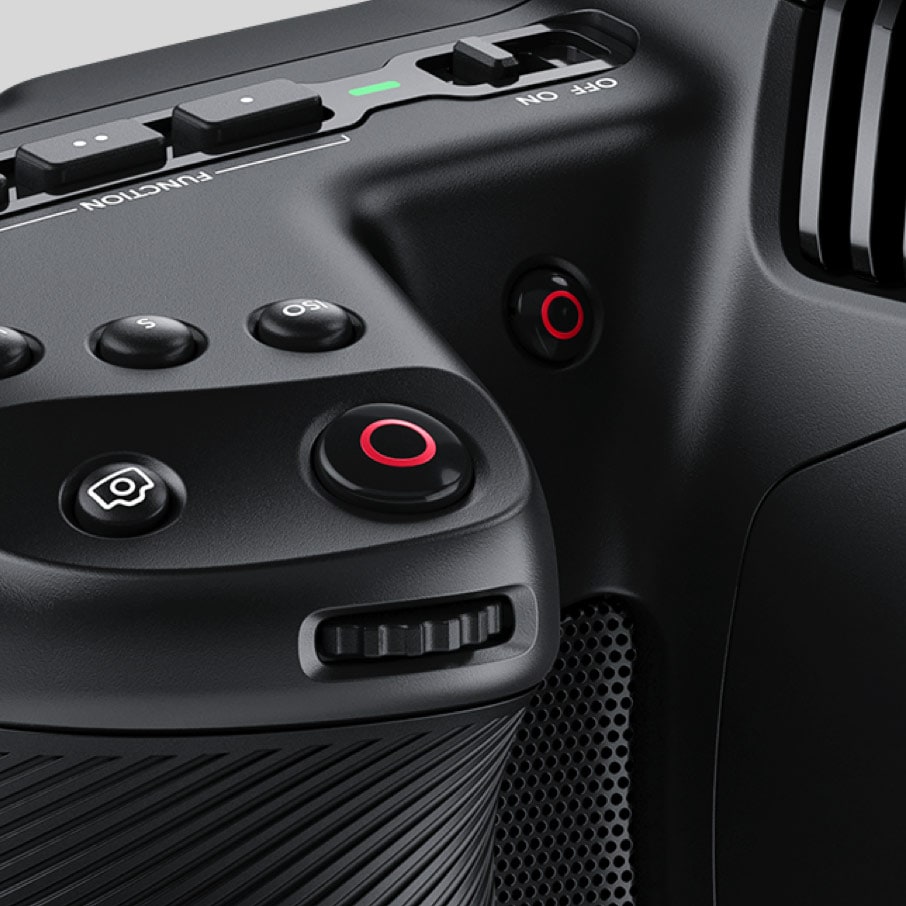 Blackmagic Pocket Cinema Camera 6K G2 – Rukojeť s ovládáním pod prsty