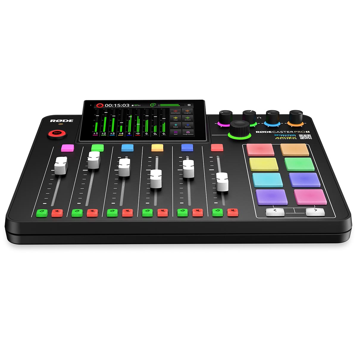RØDECaster Pro II – detail konzole