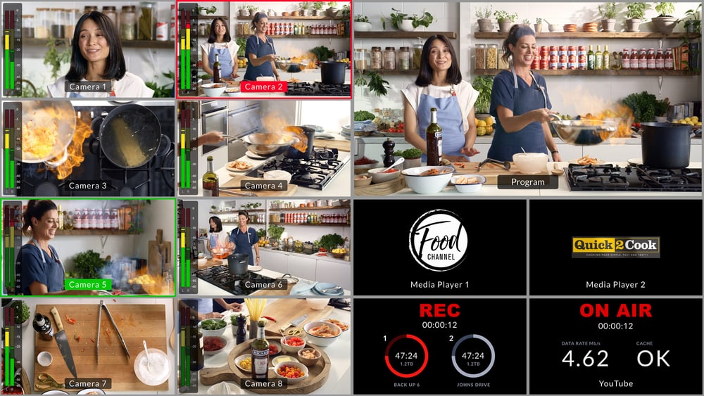 ATEM SDI Extreme ISO – Multiview až se 16 náhledy