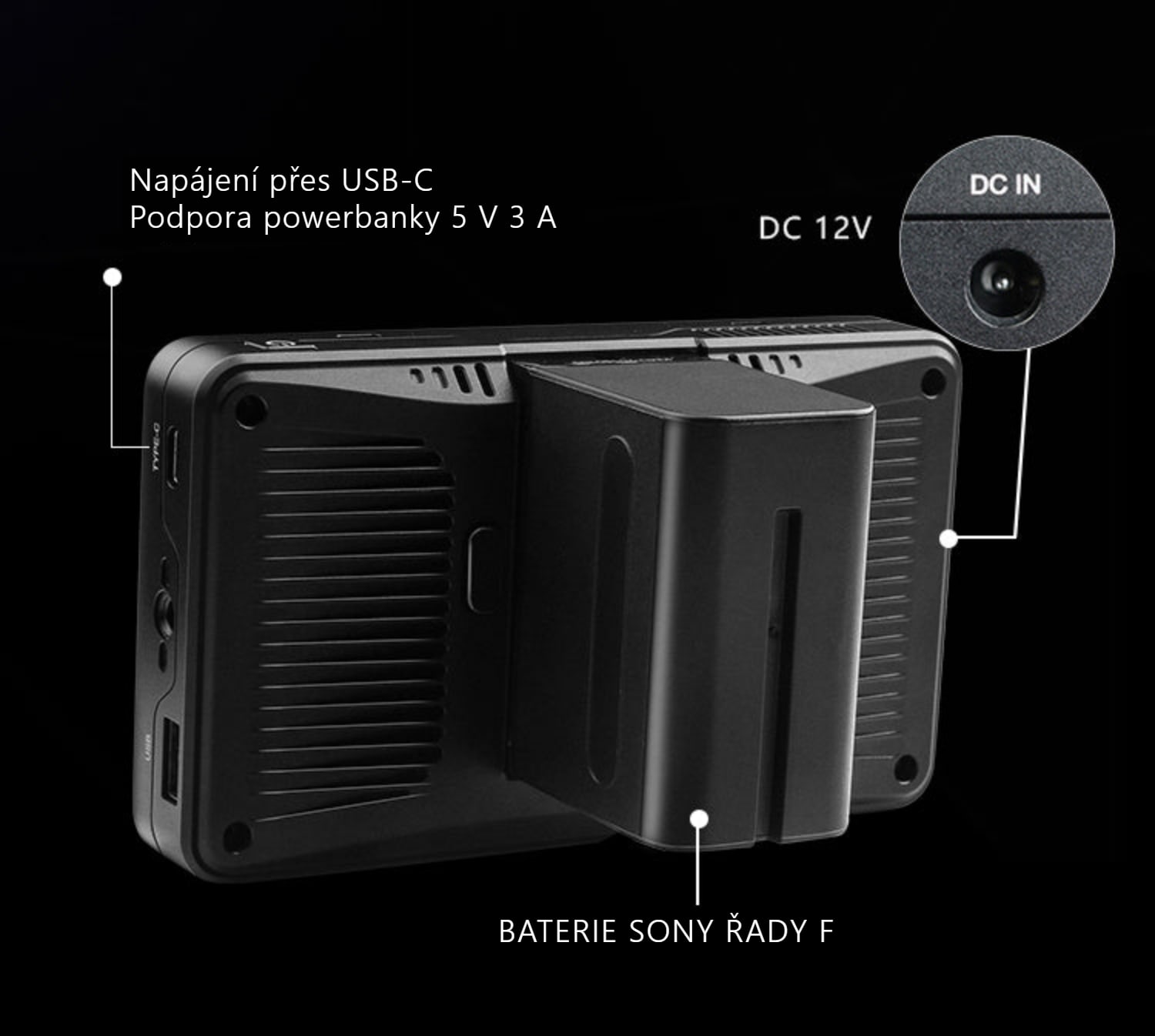 Desview U6 – Více způsobů napájení