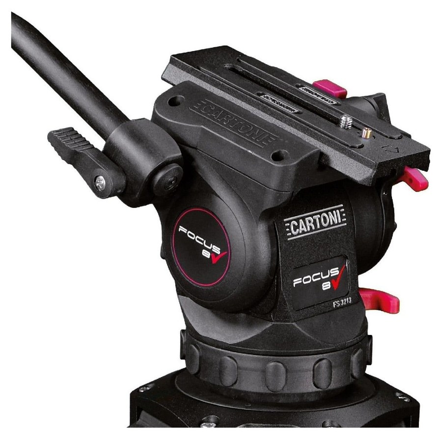 Cartoni Focus 8 SDS Carbon systém – Fluidní hlava Focus 8