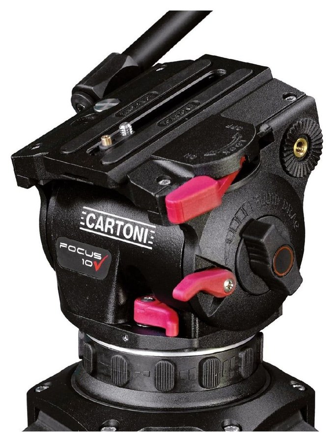 Cartoni Focus 10 SDS Alu systém – Ovládací páčky