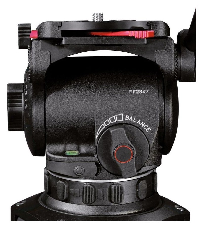 Cartoni Focus 12 SDS Carbon systém – Ovládání vyvážení