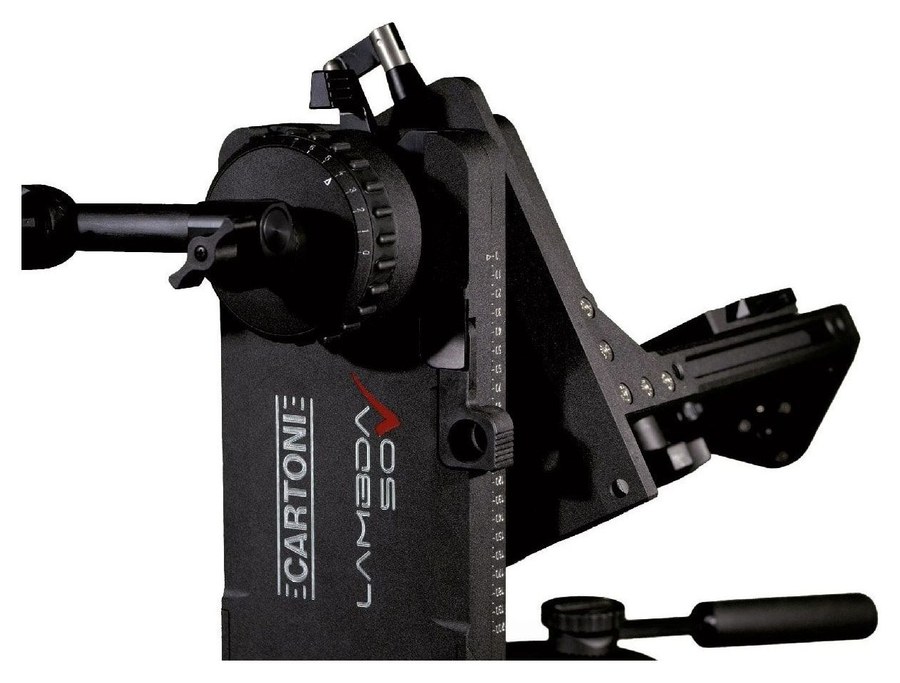 Cartoni Lambda 50 videohlava – Saně a stupnice