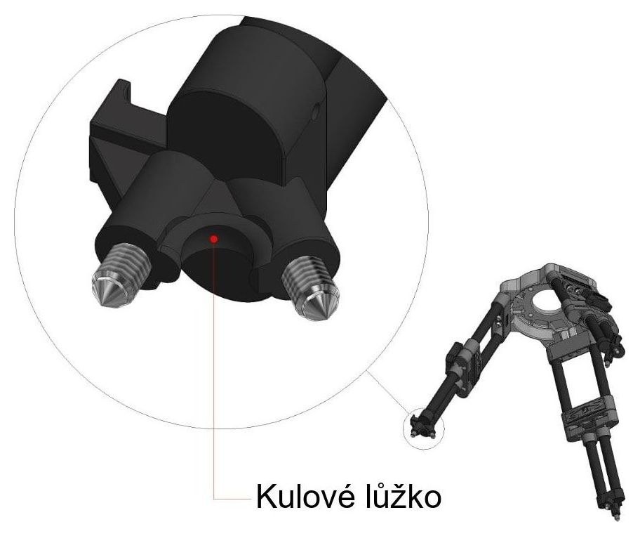 Cartoni stativ Studio Minibaby CF – Kulové lůžko v patce