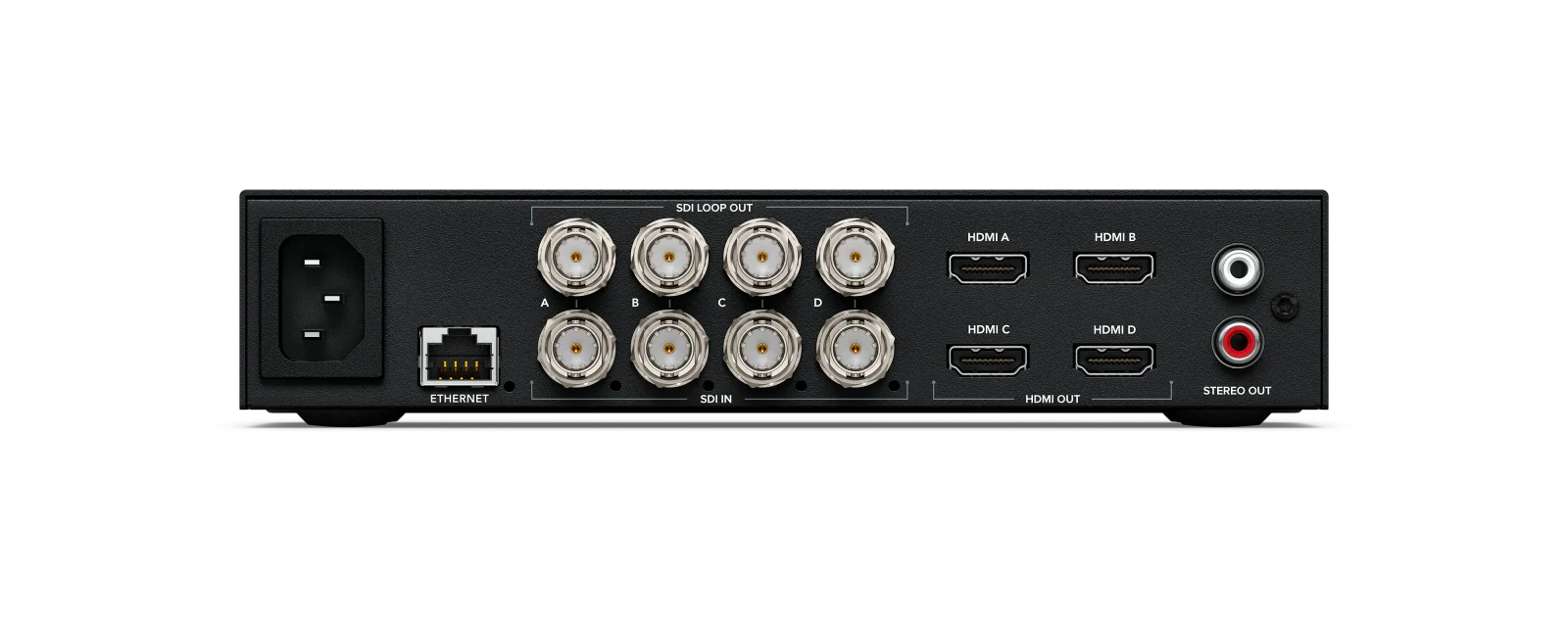 Zadní konektory Teranex Mini SDI to HDMI 8K HDR