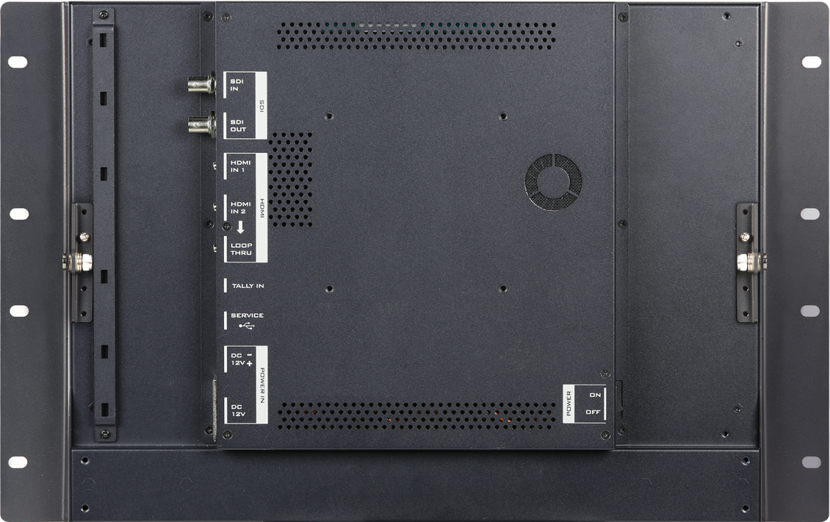 Připojení monitoru Datavideo TLM-170KR přes 12G-SDI a HDMI 2.0