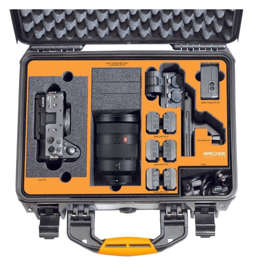 HPRC 2400 – Výplň na míru pro Sony FX3