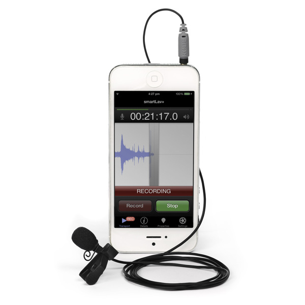 smartLav+ – klopový mikrofon pro telefon