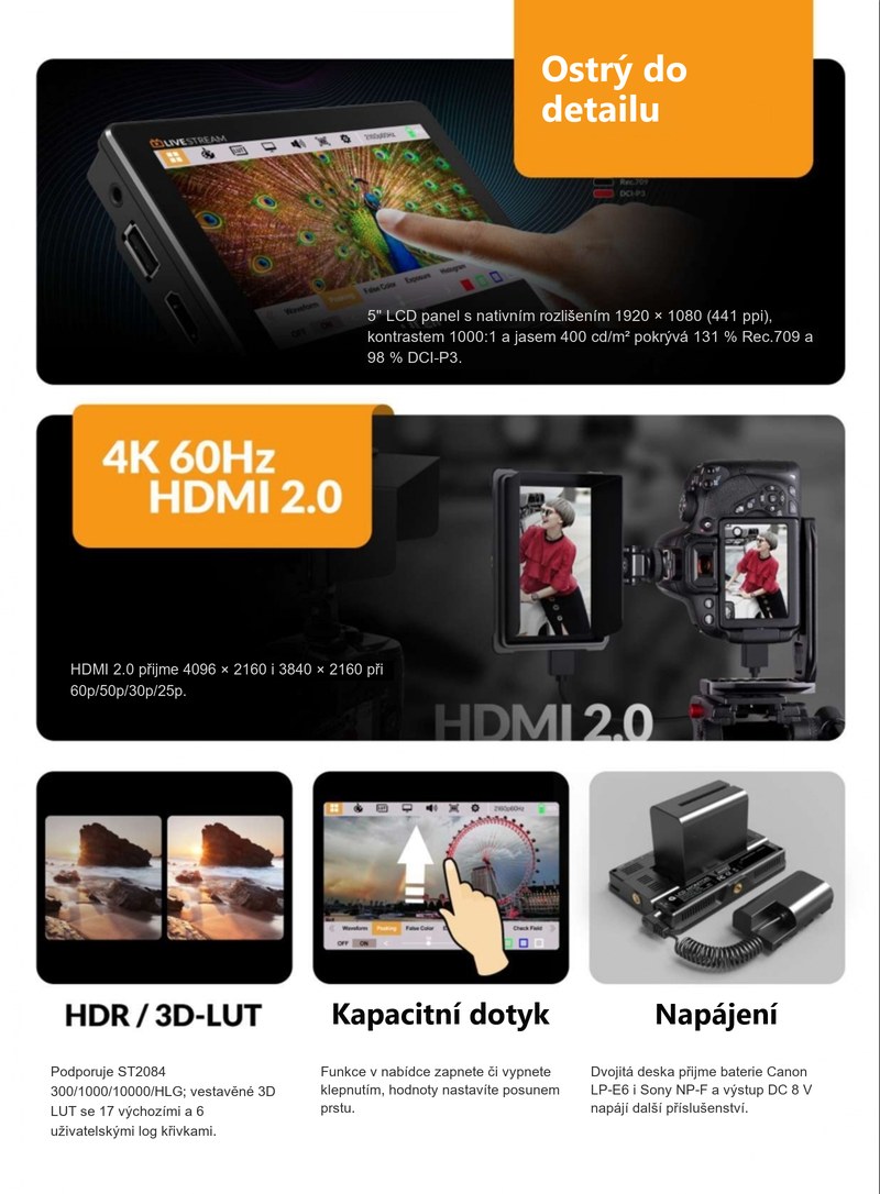 Lilliput T5U – infografika 2