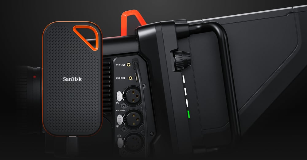 Blackmagic Design Studio Camera 6K Pro – Záznam Blackmagic RAW na disky USB