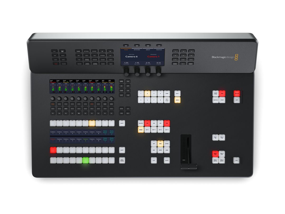 ATEM Television Studio HD8 2TB – ovládací panel