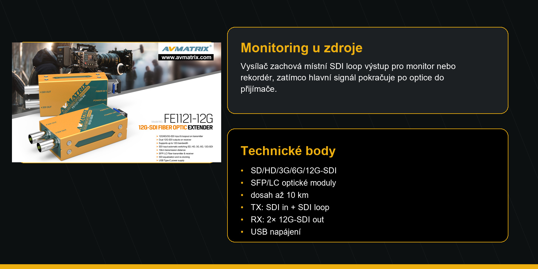AVMATRIX FE1121-12G