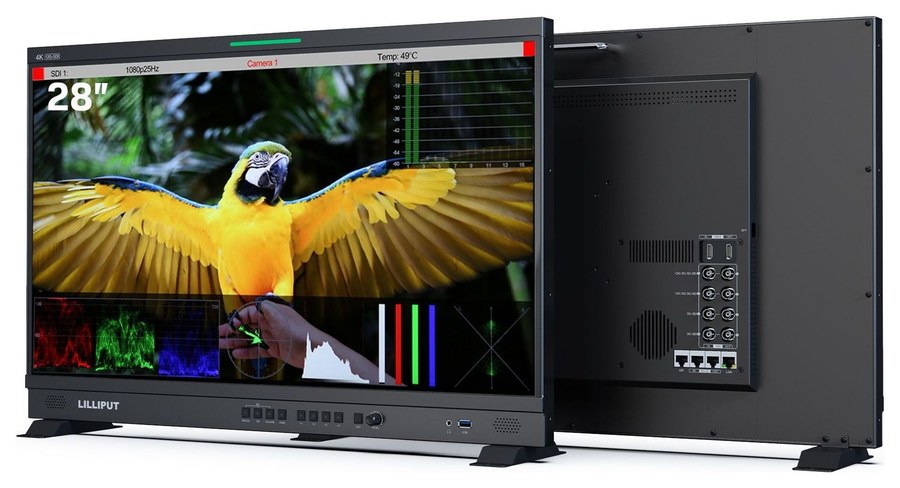Lilliput Q28 optický modul SFP – Slot SFP+ na monitoru