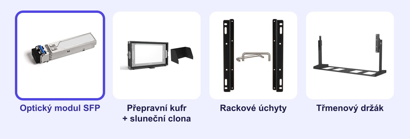 Volitelné příslušenství monitoru Lilliput Q18