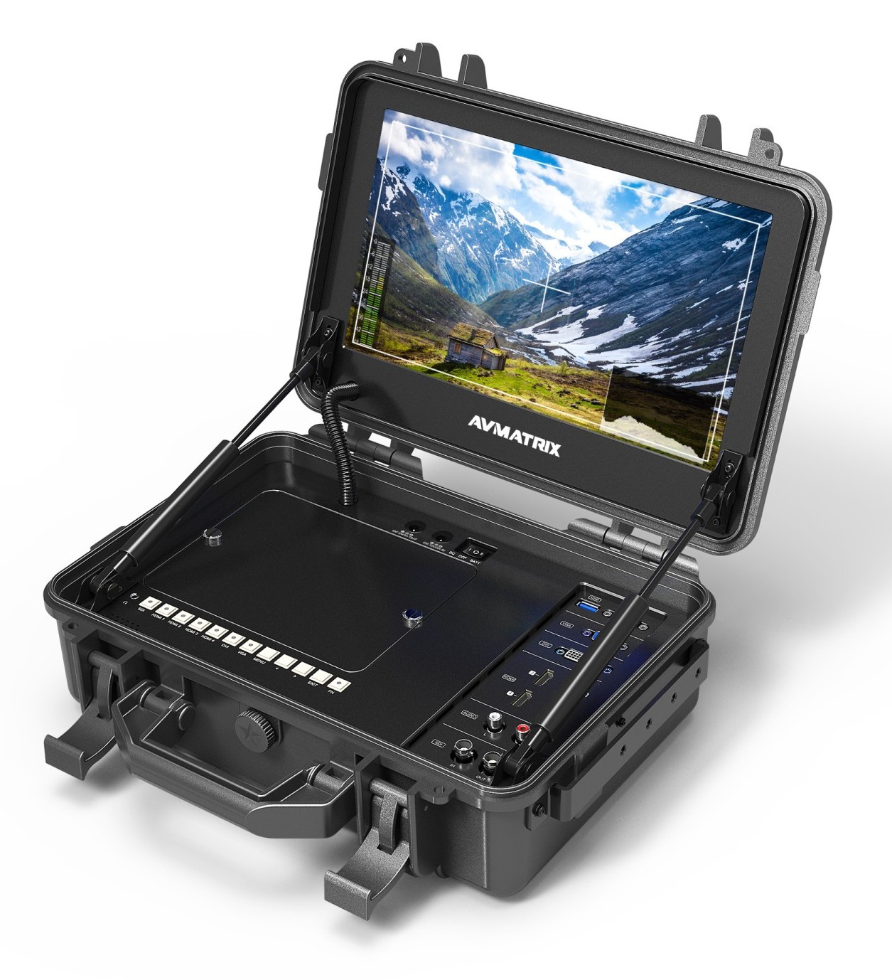 AVMATRIX PM1250 – Monitor v kufříku
