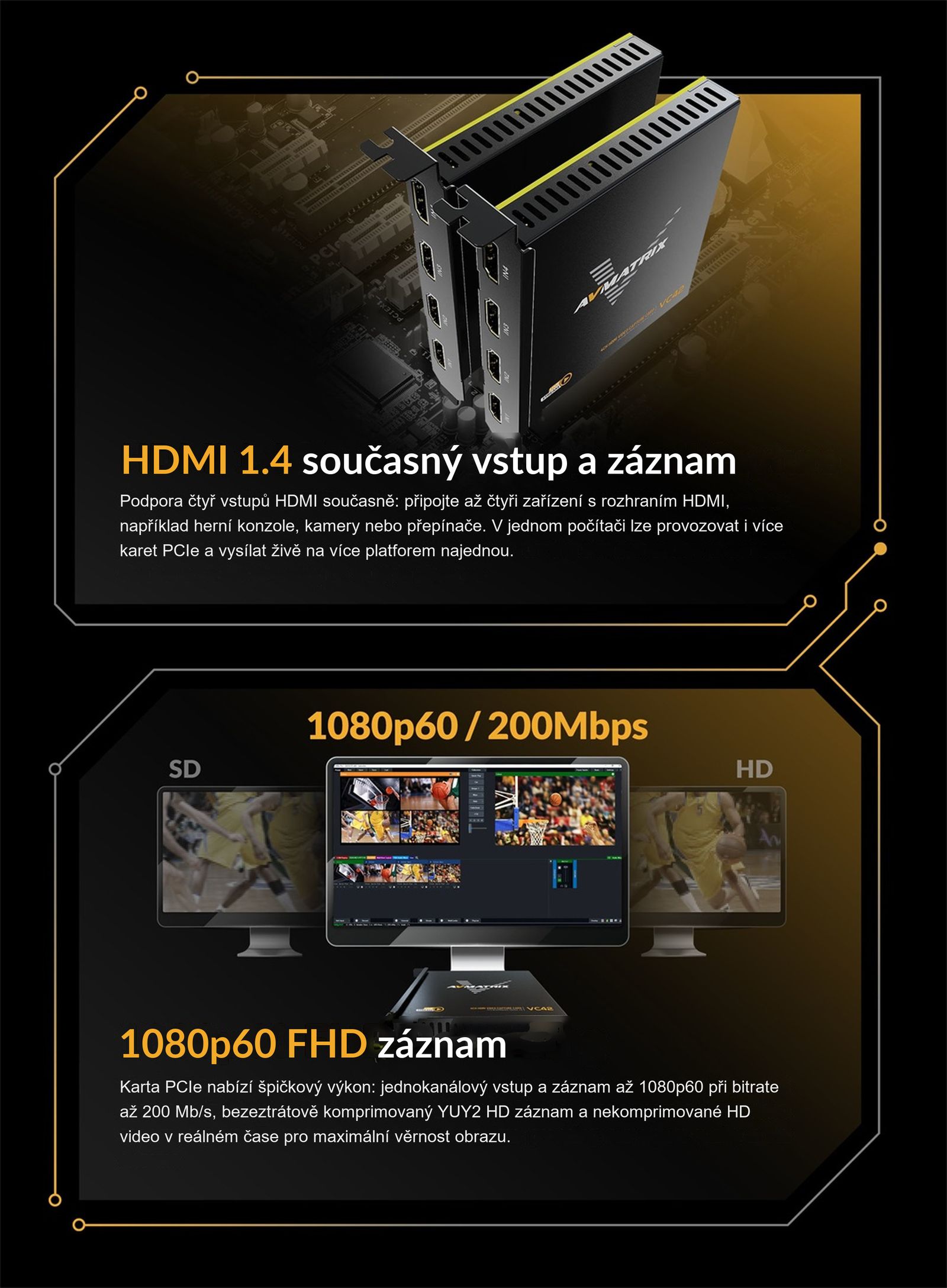 AVMATRIX VC42x – infografika