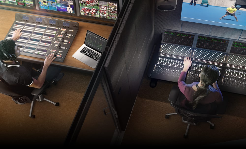 ATEM 4 M/E Constellation 4K – Zvukový mixér Fairlight