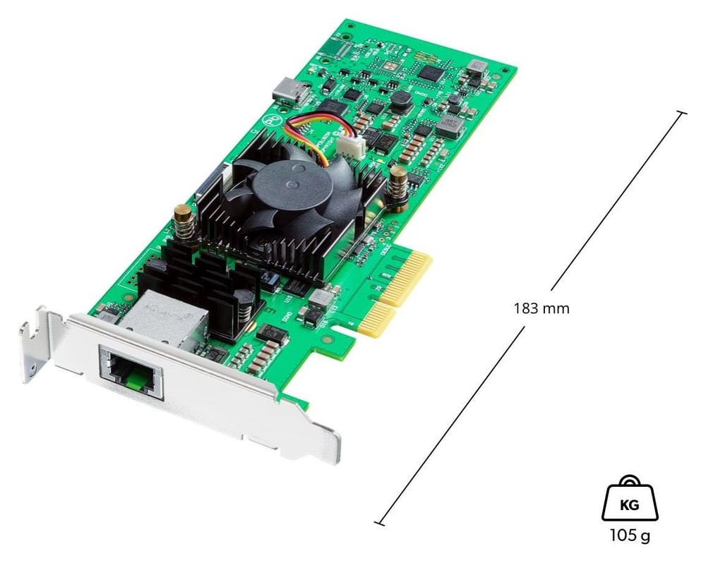 DeckLink IP HD – Nízký profil a rozměry