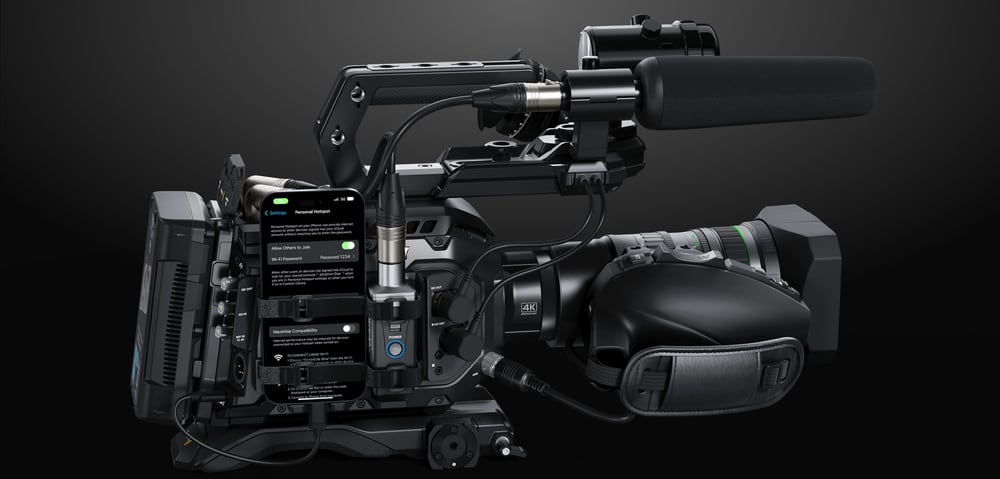 Blackmagic Design URSA Broadcast ENG Kit – Madlo pro práci z ruky