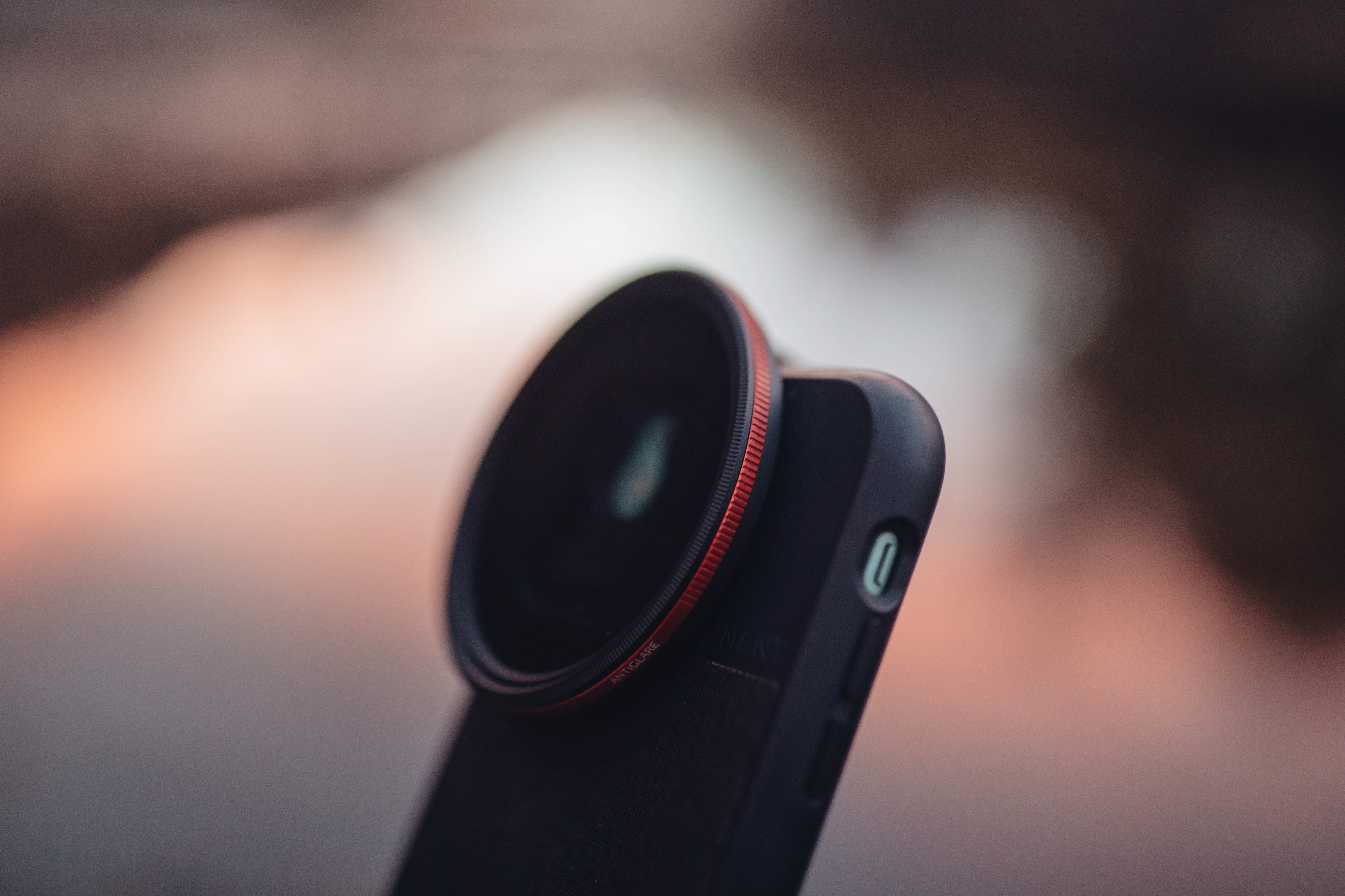 Detail otočného prstence filtru Moment AntiGlare CPL
