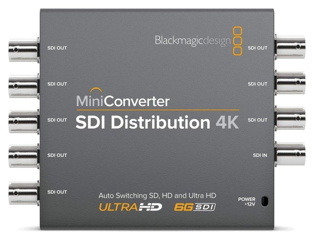 Mini Converter SDI Distribution 4K – Osm výstupů SDI pro celé pracoviště